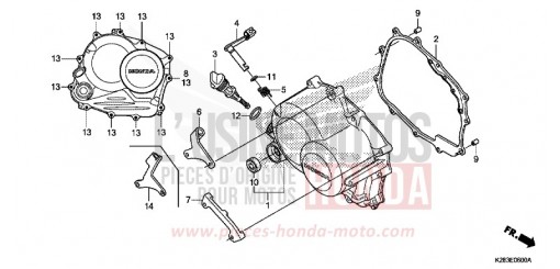 PANNEAU CARTER-MOTEUR D. CRF125FH de 2017